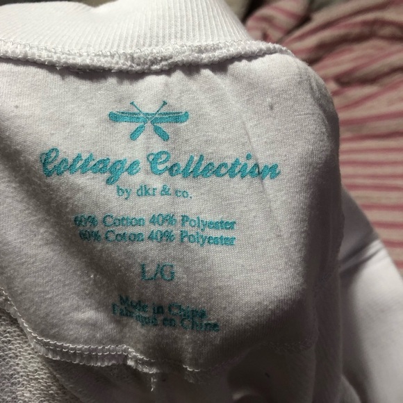 Yellow and White shorts- Cozy Collection -large2 pairs- new or like new - Picture 5 of 10